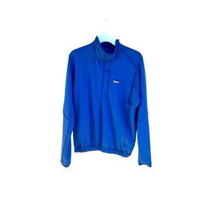 Patagonia blue pullover jacket